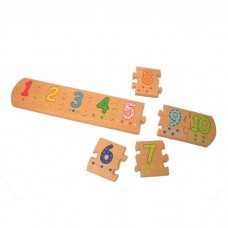 Wooden Long Number Puzzle Wooden Long Number Puzzle